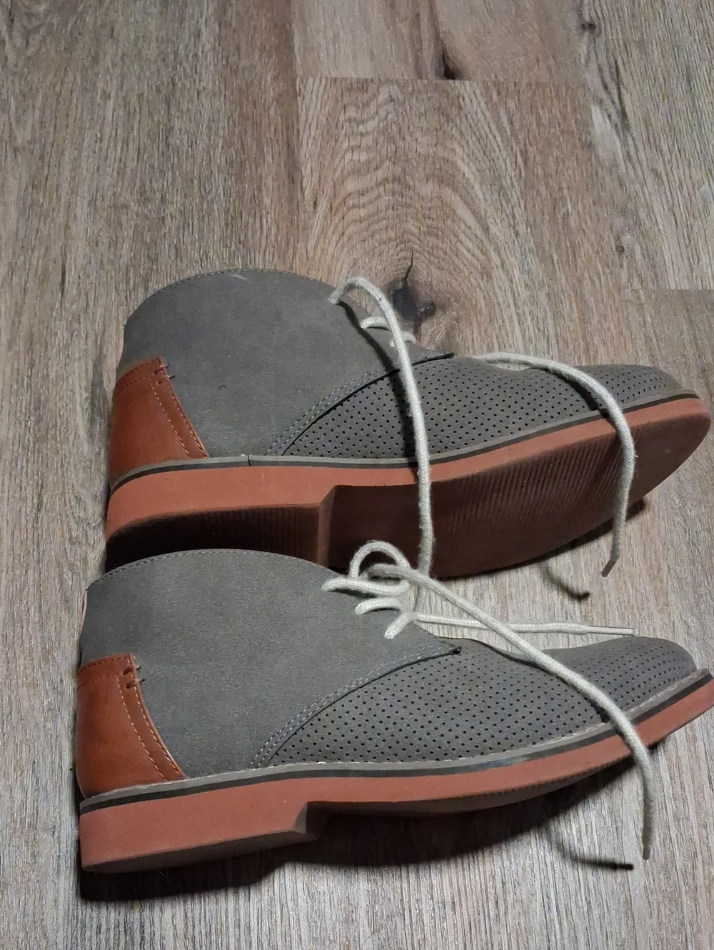 3 Men's Gray Steve Madden Lace-Up Casual Shoes